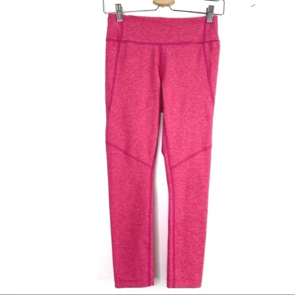 Outdoor Voices Pink Flamingo Color 7/8 Length Workout Tights Leggings - Picture 3 of 10